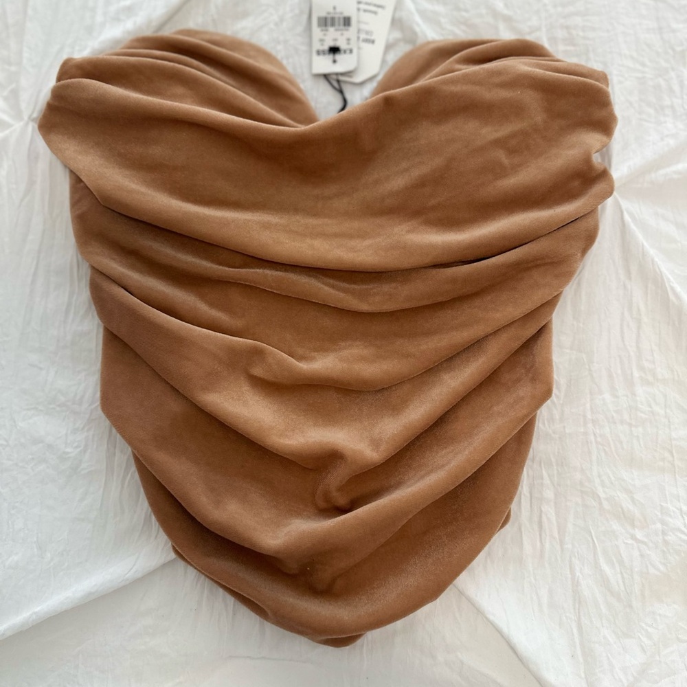 Velvet Tan Scarf